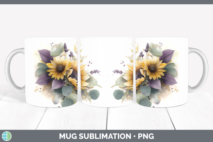 GorgeousBest Sellers 01 Lavender and Eucalyptus Mug Wrap design.