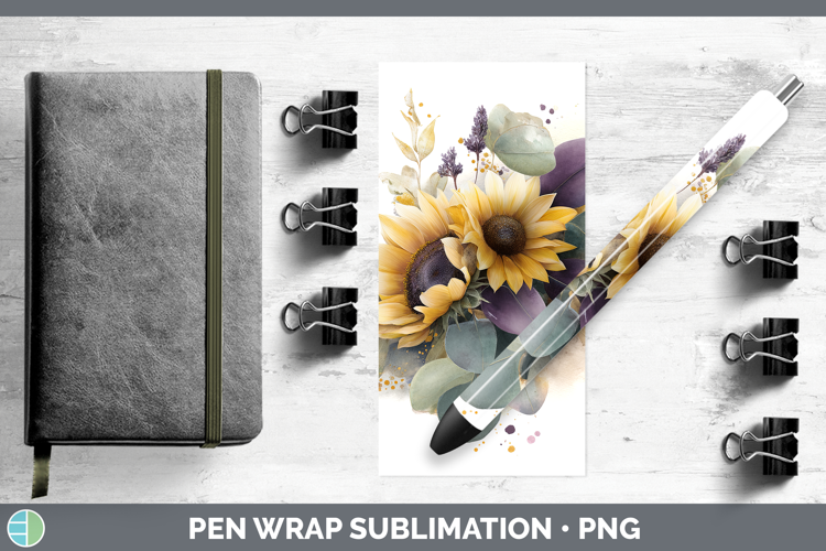 Sunflower Best Sellers 01 Lavender and Eucalyptus Pen Wrap S