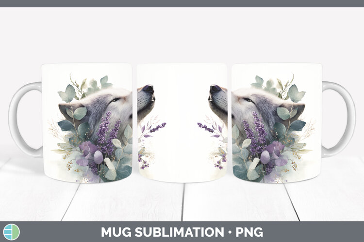 GorgeousBest Sellers 01 Lavender and Eucalyptus Mug Wrap design.