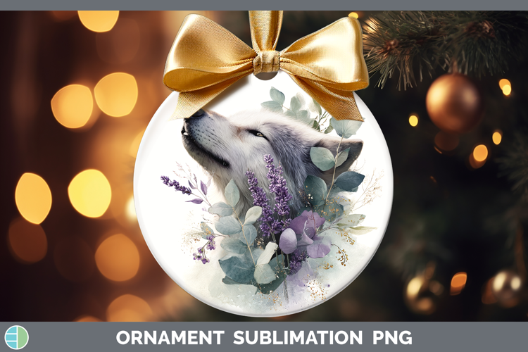 Wolf Best Sellers 01 Lavender and Eucalyptus Ornament Sublim