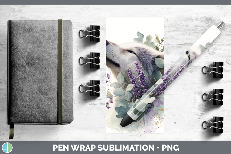 Wolf Best Sellers 01 Lavender and Eucalyptus Pen Wrap Sublim