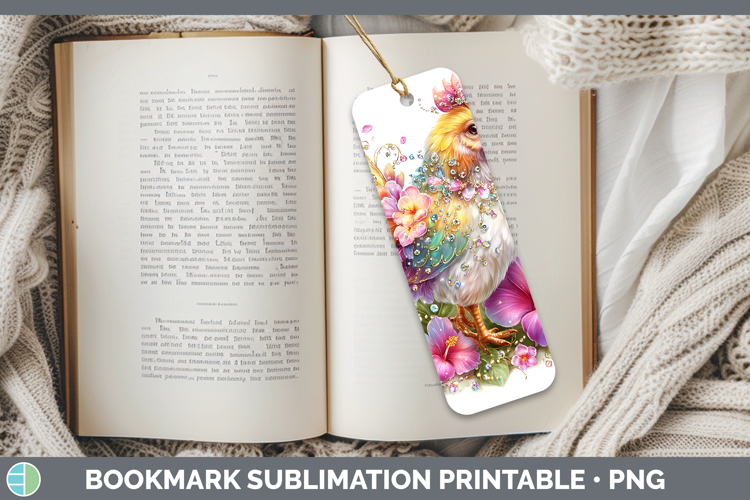 Best Sellers 01 Rainbow Summer Chicken Bookmark Sublimation