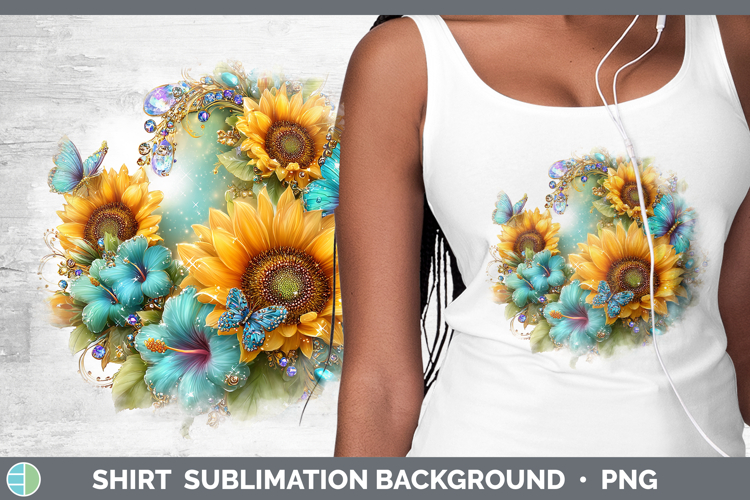 Best Sellers 01 Rainbow Summer Sunflower Shirt Sublimation B