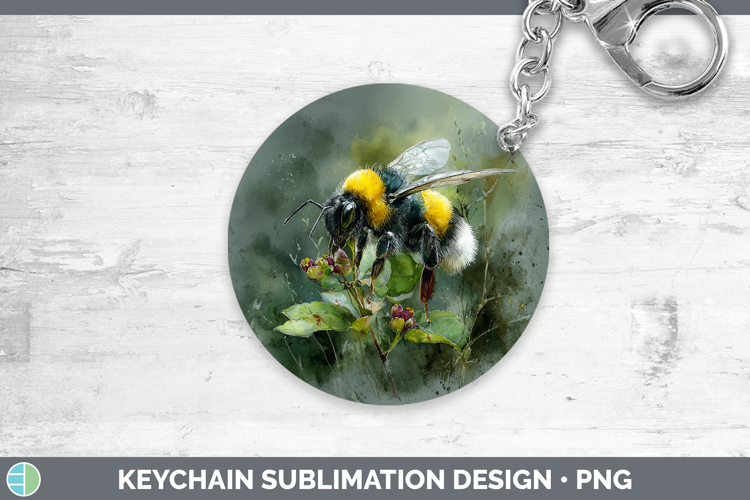Bee Best Sellers 01 Sunset Keychain Sublimation Design