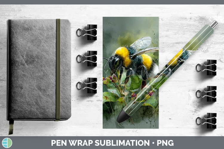 Bee Best Sellers 01 Sunset Pen Wrap Sublimation Design