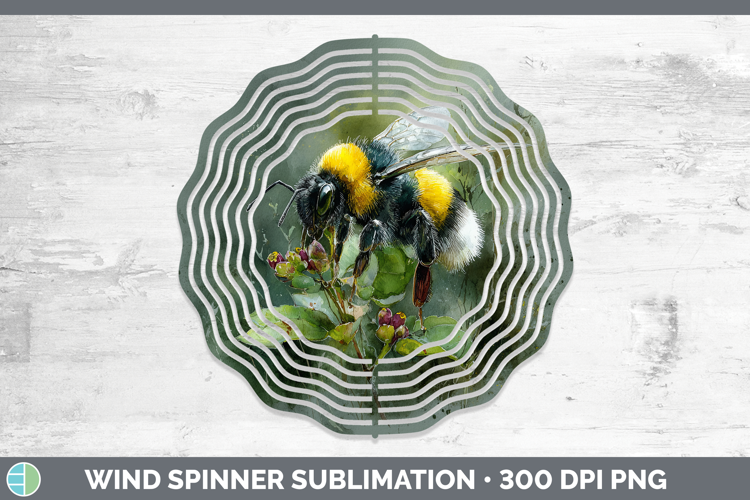 Bee Best Sellers 01 Sunset Wind Spinner Sublimation Design