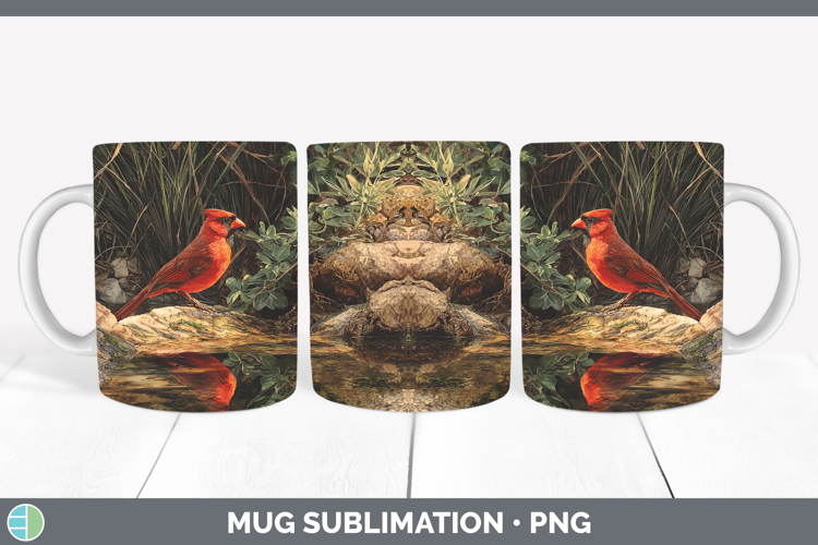Cardinal Best Sellers 01 Sunset Mug Wrap Sublimation Design