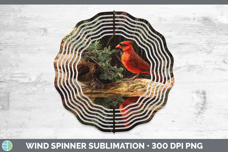 Cardinal Best Sellers 01 Sunset Wind Spinner Sublimation Des
