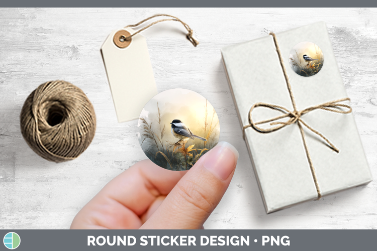 Chickadee Best Sellers 01 Sunset Stickers Design