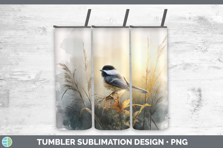 Chickadee Best Sellers 01 Sunset Tumbler Sublimation Design