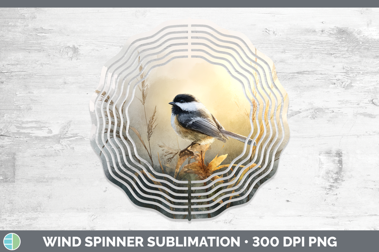 Chickadee Best Sellers 01 Sunset Wind Spinner Sublimation De