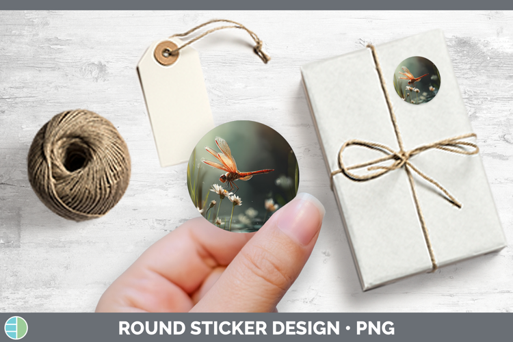 Dragonfly Best Sellers 01 Sunset Stickers Design