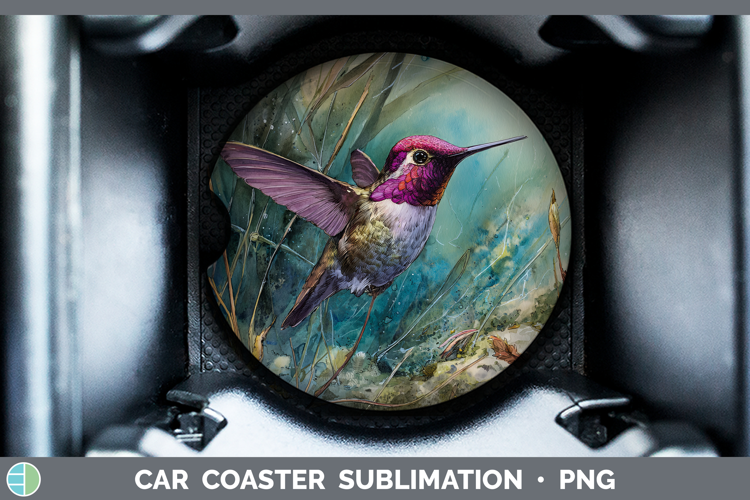 Hummingbird Best Sellers 01 Sunset Car Coaster Sublimation D