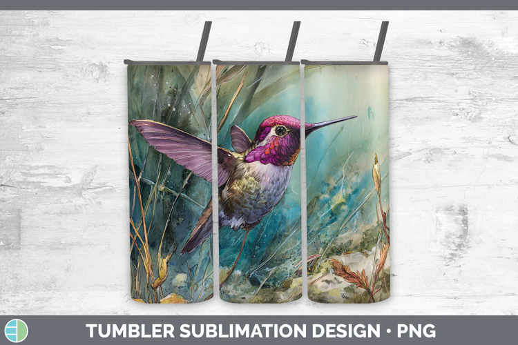 Hummingbird Best Sellers 01 Sunset Tumbler Sublimation Desig