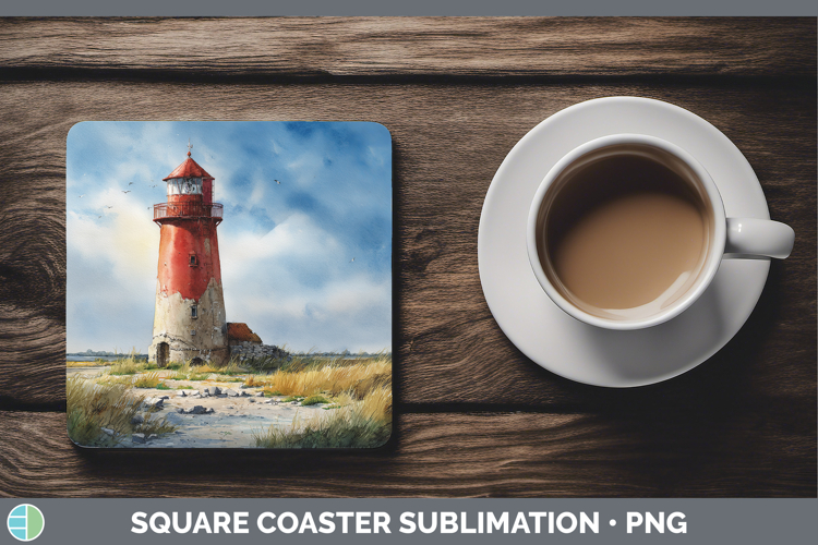 Lighthouse Best Sellers 01 Sunset Square Coaster Sublimation
