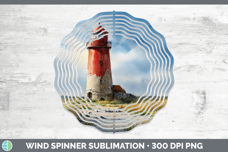 Lighthouse Best Sellers 01 Sunset Wind Spinner Sublimation D