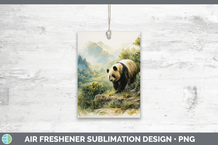 Panda Best Sellers 01 Sunset Air Freshener Sublimation Desig