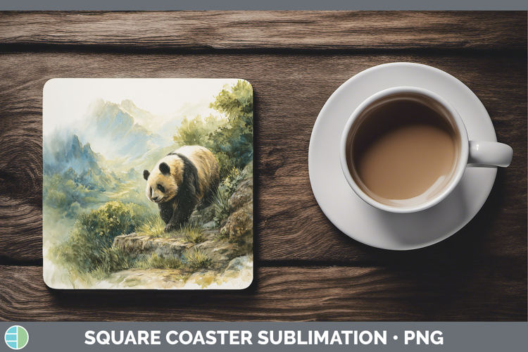 Panda Best Sellers 01 Sunset Square Coaster Sublimation Desi