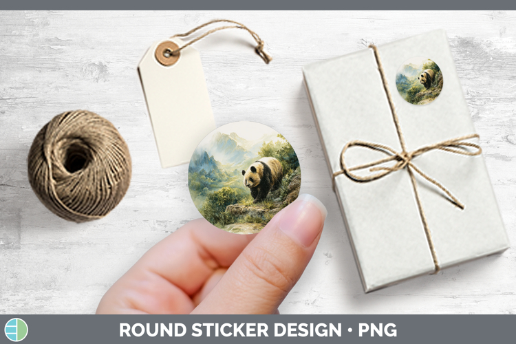 Panda Best Sellers 01 Sunset Stickers Design