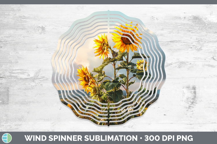 Sunflower Best Sellers 01 Sunset Wind Spinner Sublimation De