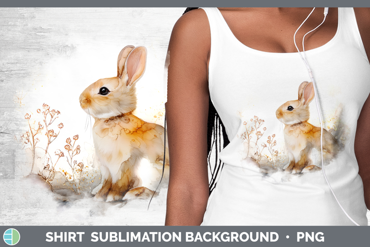 Bunny Best Sellers 02 Alcohol Ink Shirt Sublimation Design