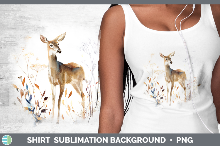 Deer Best Sellers 02 Alcohol Ink Shirt Sublimation Design