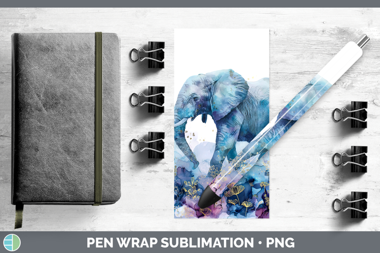 Elephant Best Sellers 02 Alcohol Ink Pen Wrap Sublimation De