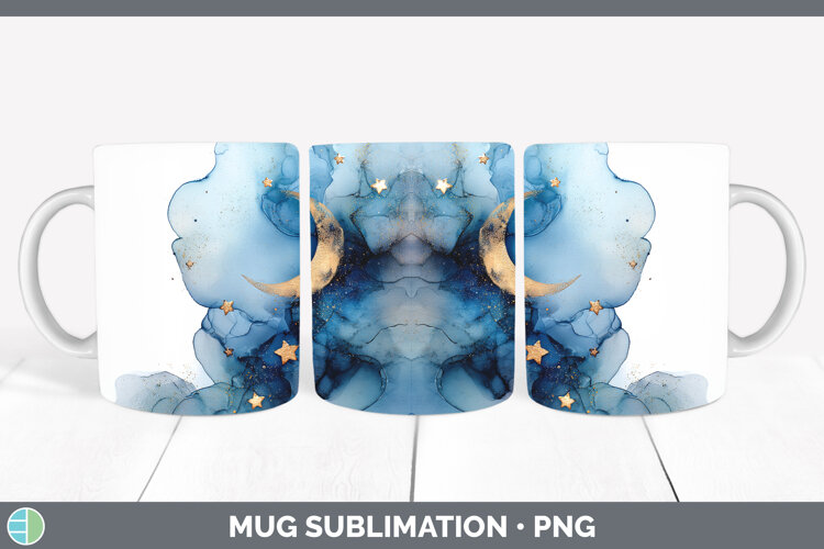 GorgeousBest Sellers 02 Alcohol Ink Mug Wrap design.