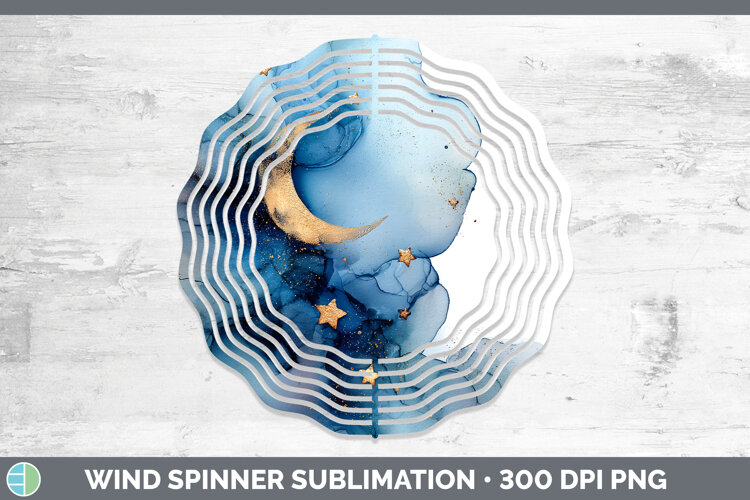 GorgeousBest Sellers 02 Alcohol Ink Wind Spinner design.