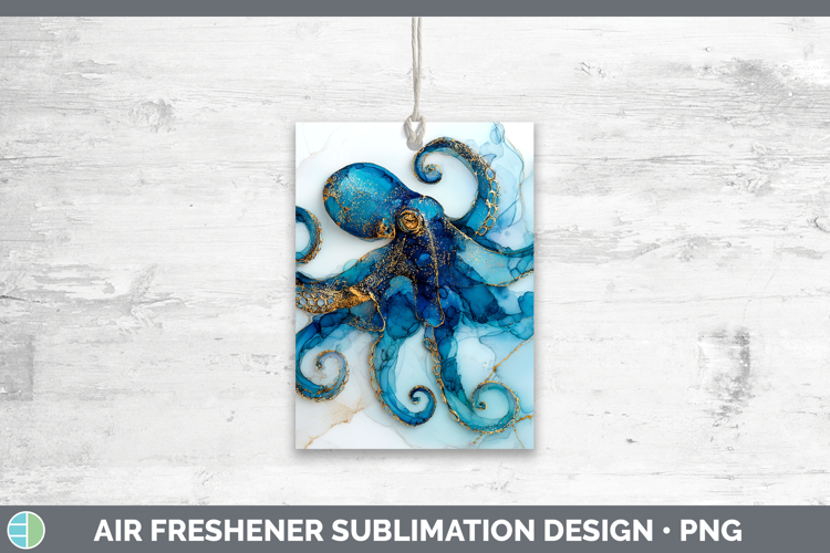 Octopus Best Sellers 02 Alcohol Ink Air Freshener Sublimatio