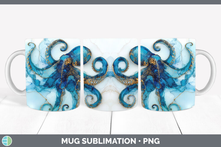 GorgeousBest Sellers 02 Alcohol Ink Mug Wrap design.