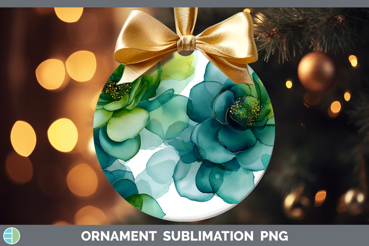 Succulents Best Sellers 02 Alcohol Ink Ornament Sublimation
