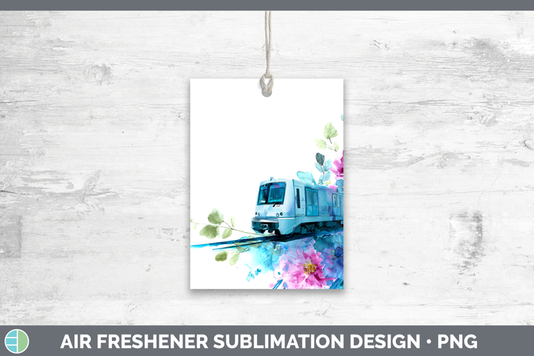 Train Best Sellers 02 Alcohol Ink Air Freshener Sublimation