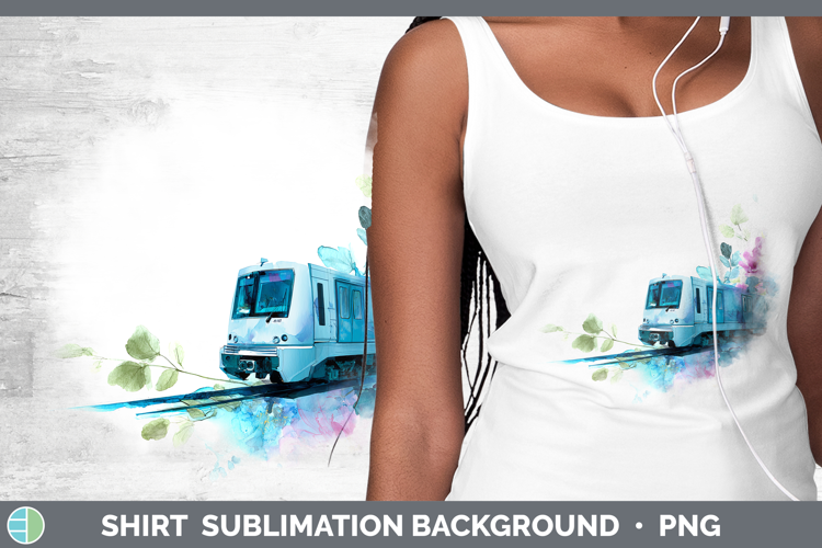 Train Best Sellers 02 Alcohol Ink Shirt Sublimation Design