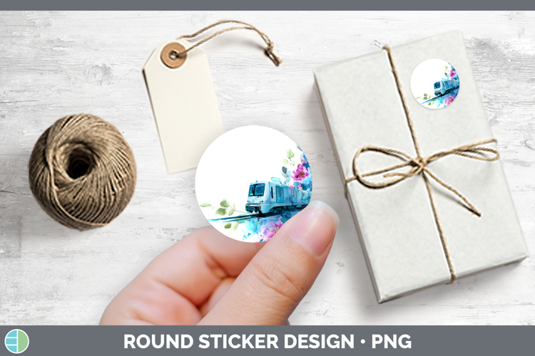 Train Best Sellers 02 Alcohol Ink Stickers Design