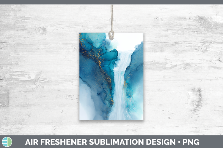 Waterfall Best Sellers 02 Alcohol Ink Air Freshener Sublimat