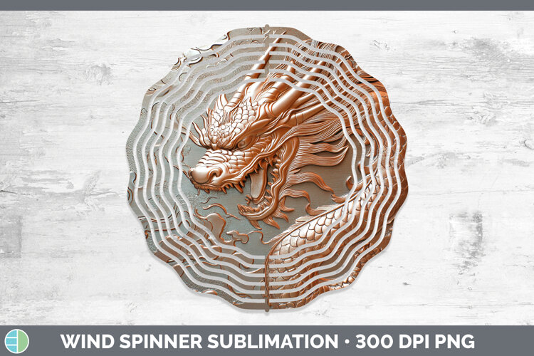 GorgeousBest Sellers 02 Copper Relief Wind Spinner design.