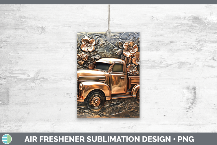 Best Sellers 02 Copper Relief Vintage Truck Air Freshener Su