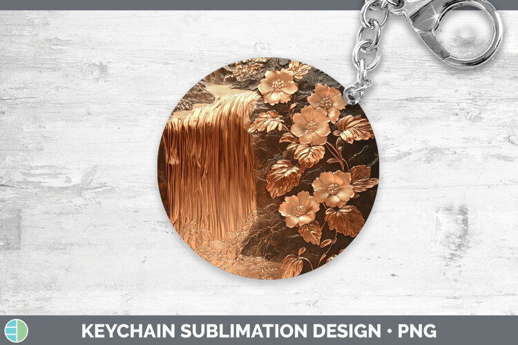GorgeousBest Sellers 02 Copper Relief Keychain design.