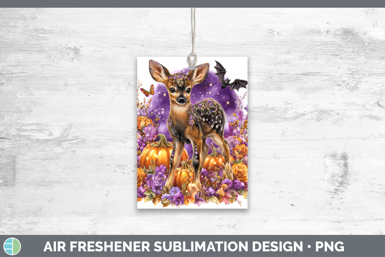 Best Sellers 02 Cute Halloween Deer Air Freshener Sublimatio