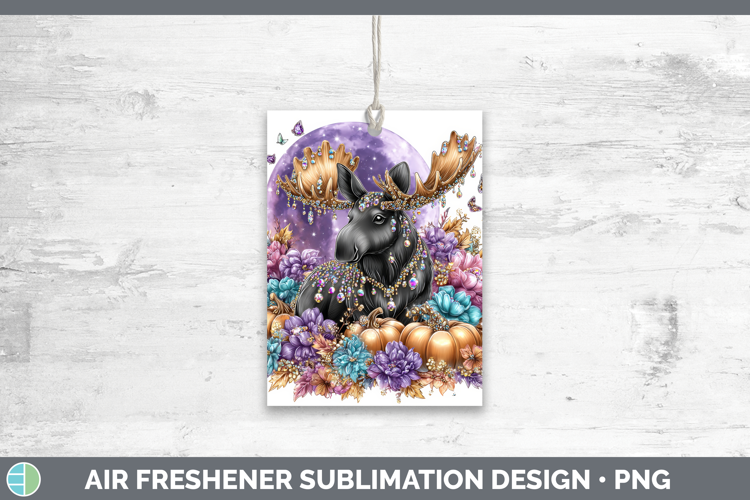 Best Sellers 02 Cute Halloween Moose Air Freshener Sublimati