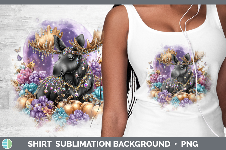 Best Sellers 02 Cute Halloween Moose Shirt Sublimation Backg