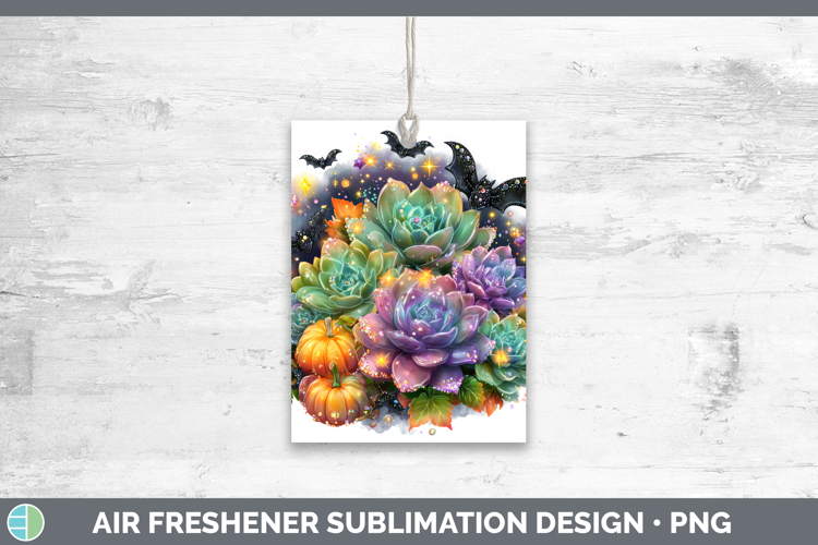 Best Sellers 02 Cute Halloween Succulents Air Freshener Subl