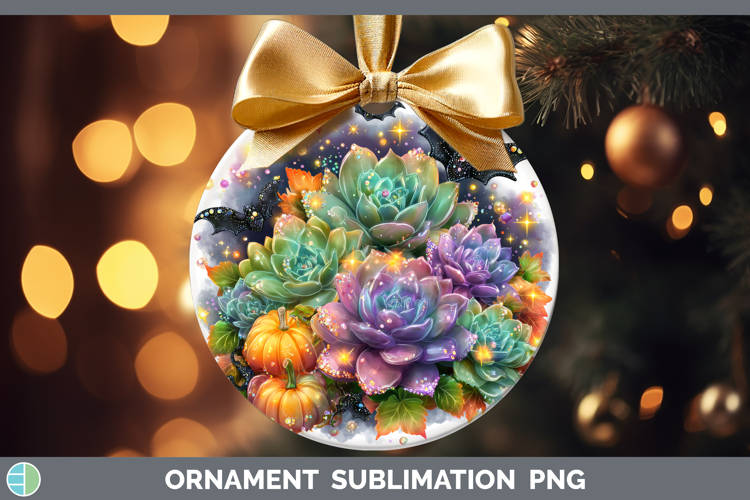 Best Sellers 02 Cute Halloween Succulents Ornament Sublimati