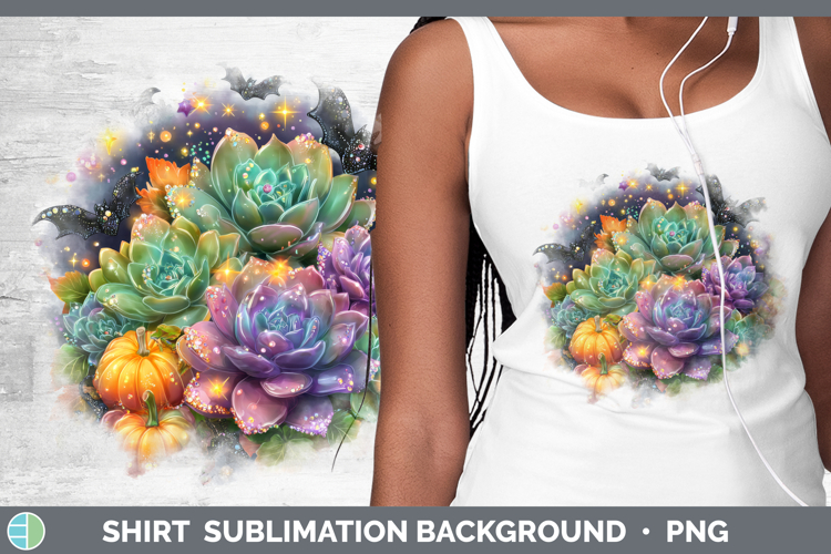 Best Sellers 02 Cute Halloween Succulents Shirt Sublimation
