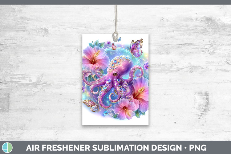 Best Sellers 02 Rainbow Summer Octopus Air Freshener Sublima