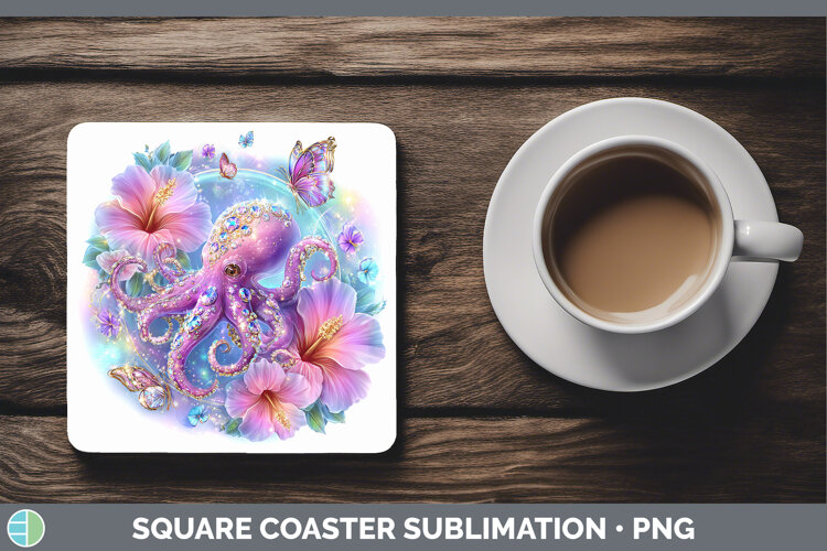GorgeousBest Sellers 02 Rainbow Summer Square Coaster design.
