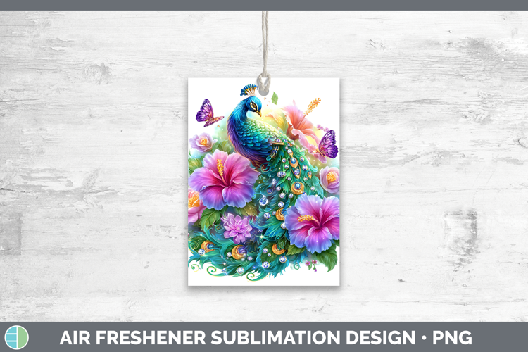 Best Sellers 02 Rainbow Summer Peacock Air Freshener Sublima