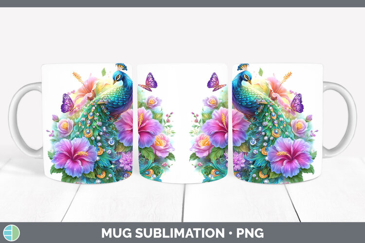 GorgeousBest Sellers 02 Rainbow Summer Mug Wrap design.