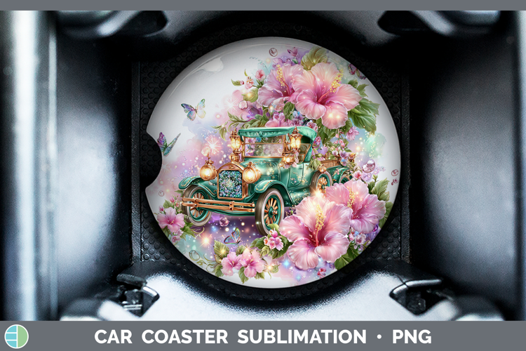 Best Sellers 02 Rainbow Summer Vintage Truck Car Coaster Sub